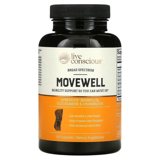 Live Conscious, MoveWell, 120 Capsules on Productcaster.