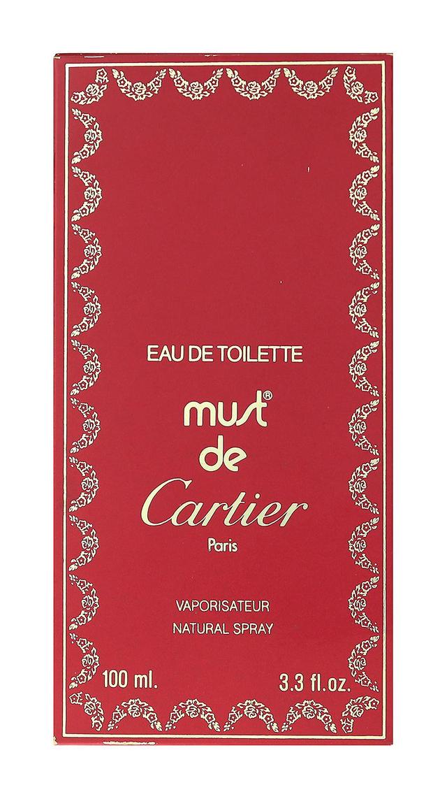 Cartier Must De Cartier Eau De Toilette Spray 3.3Oz/100ml In Box (Vintage) 3.3 Oz on Productcaster.