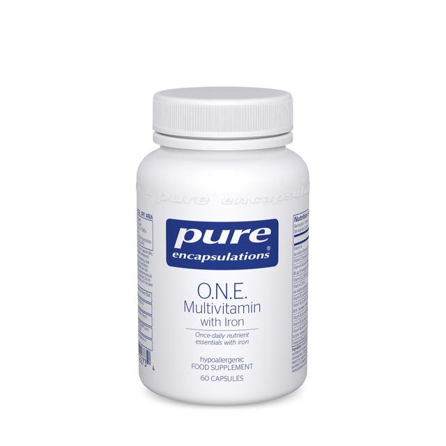 Pure Encapsulations Čisté zapuzdrenia o.n.e multivitamín so železom 60. rokov on Productcaster.