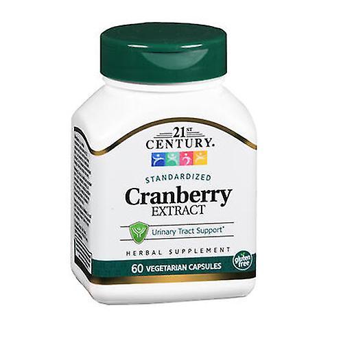 21st Century Standardized Cranberry Extract Vegetarian Capsules, 60 Caps (Pack of 1) on Productcaster.