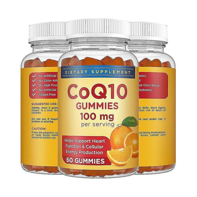 Vitamine 100 Vitamine Co-enzym 10 Gummies Hart Co-enzym Q10 Natuurlijke antioxidant voedingssupplement 3 pcs on Productcaster.