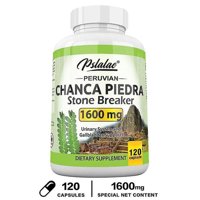 Visgaler Chanca Piedra Capsules 1600 Mg - Kidney Stone Crushing Gallbladder Support Peru Chanca Piedra 120 Capsules on Productcaster.