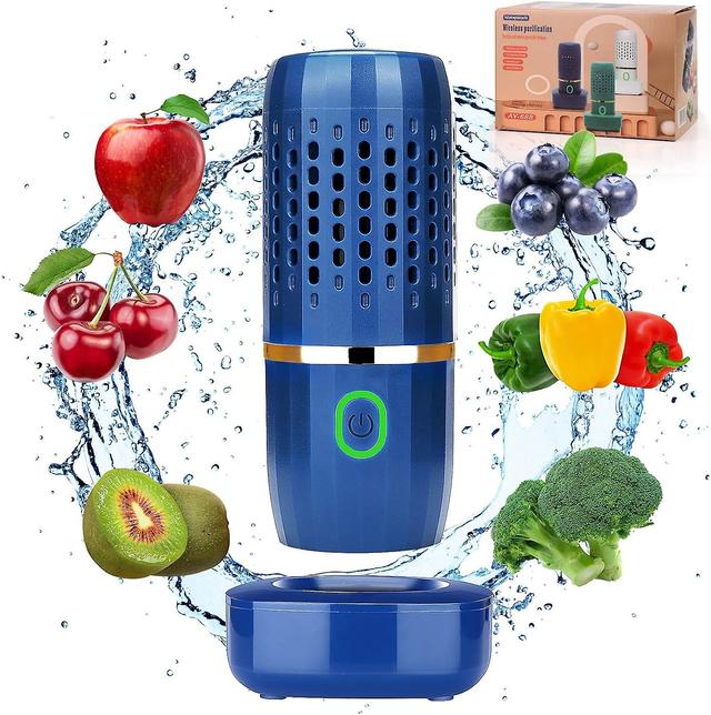 Capsule Fruit and Vegetable Purifier - Portable Fruit and Vegetable Washing Machine, Fruit Cleaner Device with OH-ion Purification Technology for Clea on Productcaster.