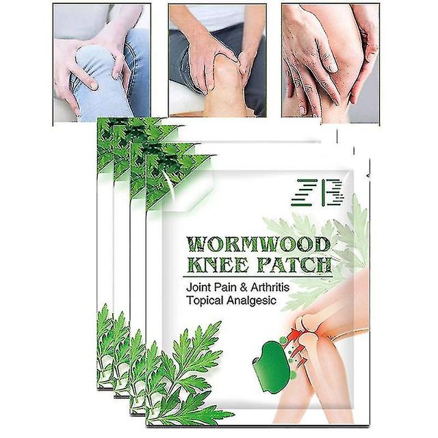 Zb 60pcs Wormwood Knee Pain Patch Herbal Extract Joint Arthritis Sticker Swelling Bruise Sprain Body on Productcaster.