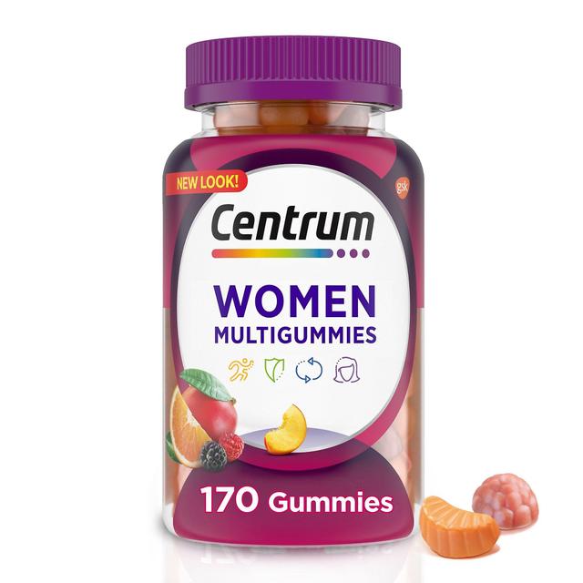 Centrum multigummies women's multivitamin supplement gummies, assorted fruit, 170 ct on Productcaster.