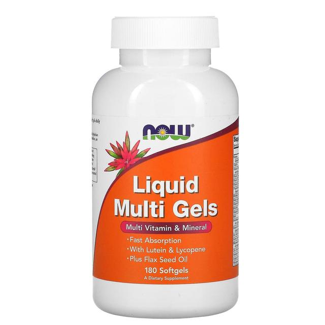 NOW Foods, Multi Gel Liquidi, 180 Softgels on Productcaster.