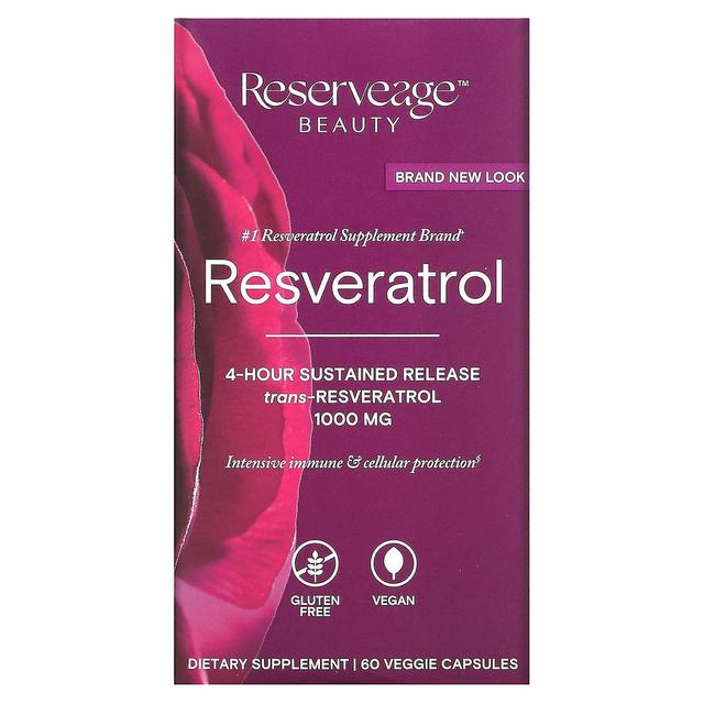 Reserveage Nutrition, Resveratrol, Trans-Resveratrol, 500 mg, 60 Veggie Capsules on Productcaster.