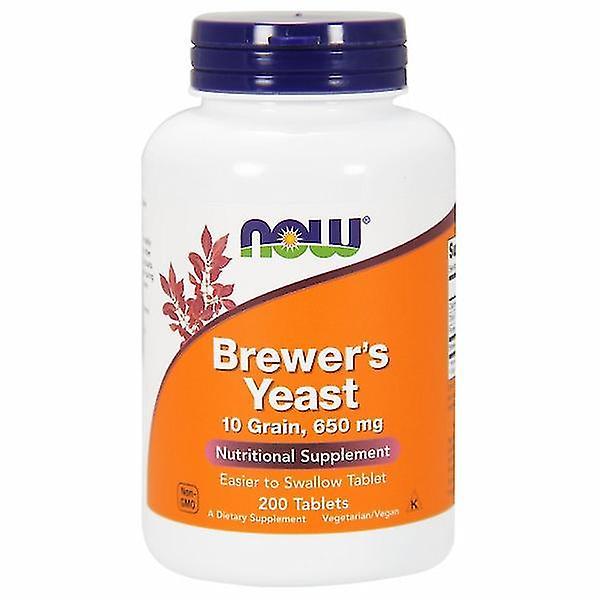 Now Foods Levadura de Cerveza, 650 mg, 200 tabletas (paquete de 6) on Productcaster.