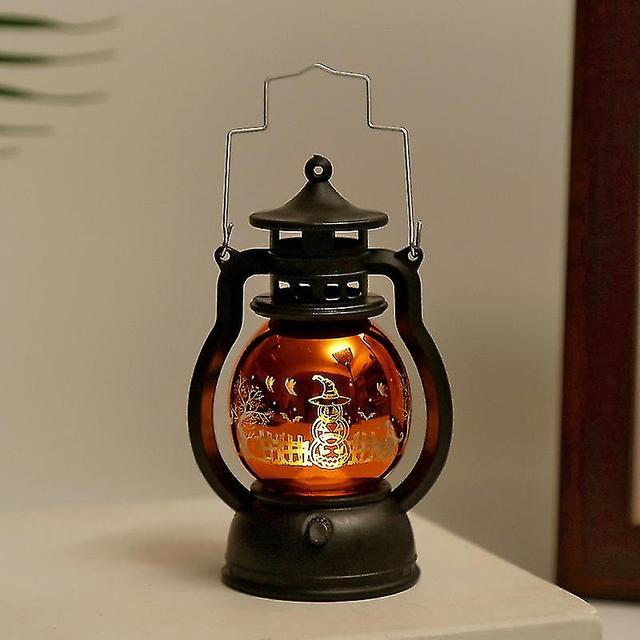 New Halloween Decorations Led Candle Light Pumpkin Ghost Hanging Led Lantern on Productcaster.