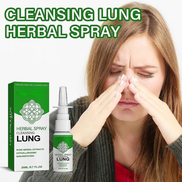 Herbal Lung Cleanse Repair Nasal Spray, Organic Herbal Lung Cleansing Restorative Nasal Spray, Clears Nasal Congestion, Lung Detox Herbal Clean Spr... on Productcaster.