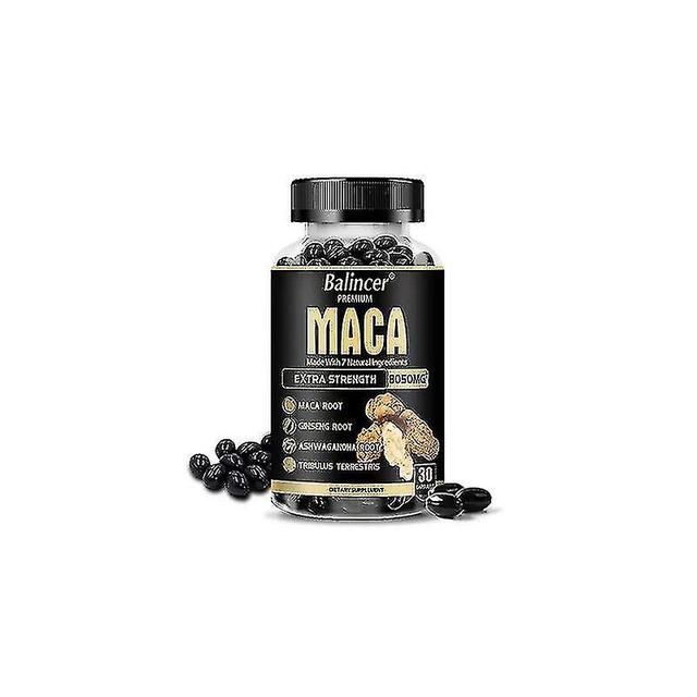 Male Energy Booster Maca Root Ginseng Tablets Enhance Male Stamina Improve Erection Enhancement Supplement 30 count-1 bottle on Productcaster.