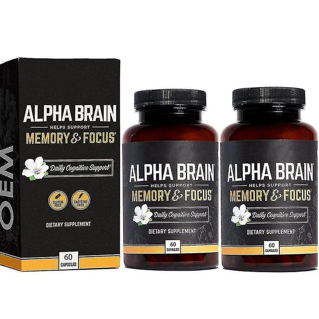 1-3x Alpha Brain Memory & Focus 60 Kapseln Nahrungsergänzungsmittel für Männer und Frauen Au Fast Post 2PCS on Productcaster.