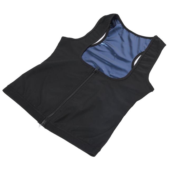 Aespa Sauna Vest Heating Sweat Tank Top Breathable Waist Trainer Zipper Sports Corset for FemaleL/XL on Productcaster.