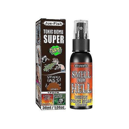 3 Pack liquide Assfart Spray Odeur extra forte de l’enfer pour adultes ou enfants B on Productcaster.