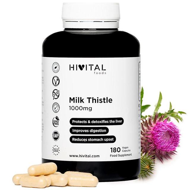 Hivital Cardo Mariano 1000 mg. 180 capsulas veganas para 6 meses de tratamiento on Productcaster.