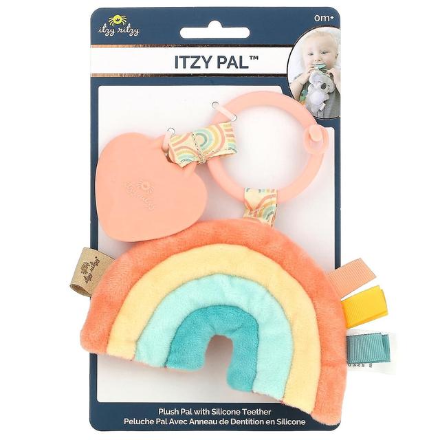 itzy ritzy, Itzy Pal, Peluche con silicone teether, 0+ mesi, Macy The Rainbow, 1 dentiera on Productcaster.