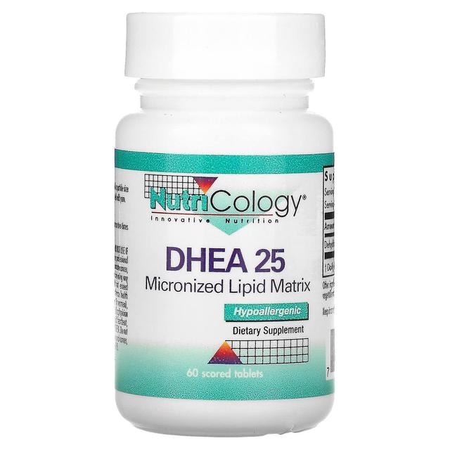 NutriCology Nutricologia, DHEA 25, 60 comprimidos pontuados on Productcaster.