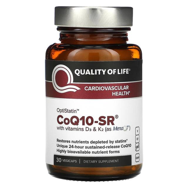 Quality of Life Labs, CoQ10-SR, 30 Vegicaps on Productcaster.