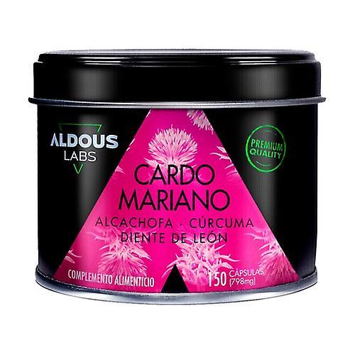 Aldous Bio Milk thistle with turmeric, artichoke, dandelion and desmodium 150 capsules of 798mg on Productcaster.