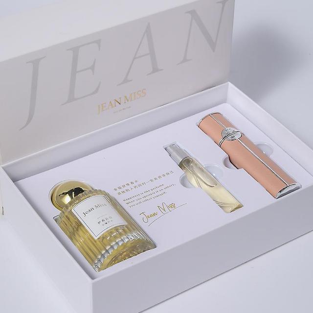 Gou-dian-dian-zi Men's Perfume Set Long-lasting Fragrance Xiaocheng Yixiang Women's Vietnamese Perfume Gift Box 0190D True Self and Lambskin on Productcaster.