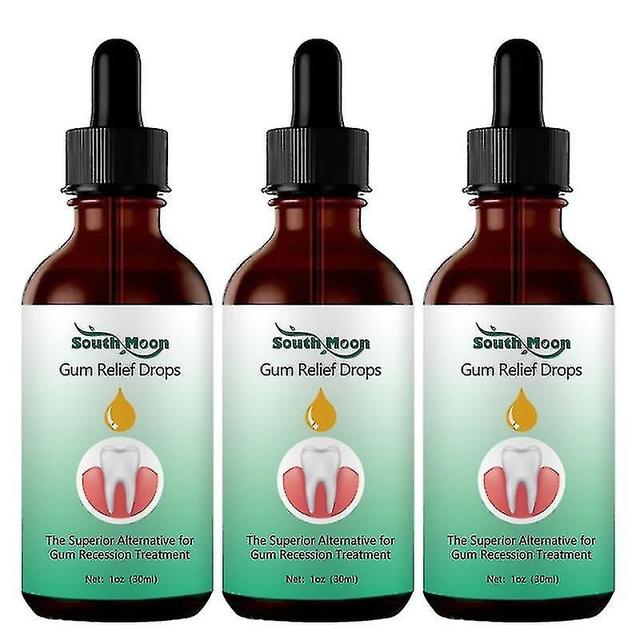 3pcs Dentizen Gum Regrowth Drops 30ml Treatment Natural For Oral Care Restoration New on Productcaster.