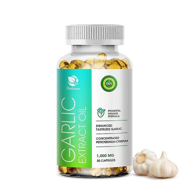 Natural Organic Garlic Capsules for Hypertension and High Cholesterol People Immune System and Heart HealthTIB TIB . 30PCS on Productcaster.