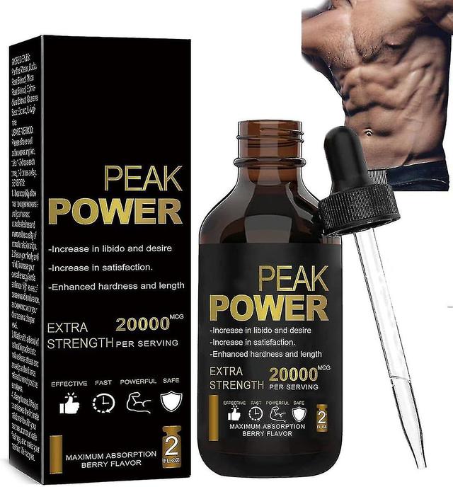 Peak Power Extra Strength Supplement Drops, Gouttes de supplément de cétone, Gouttes de supplément de cétone pour hommes,Gouttes de supplément d’in... on Productcaster.