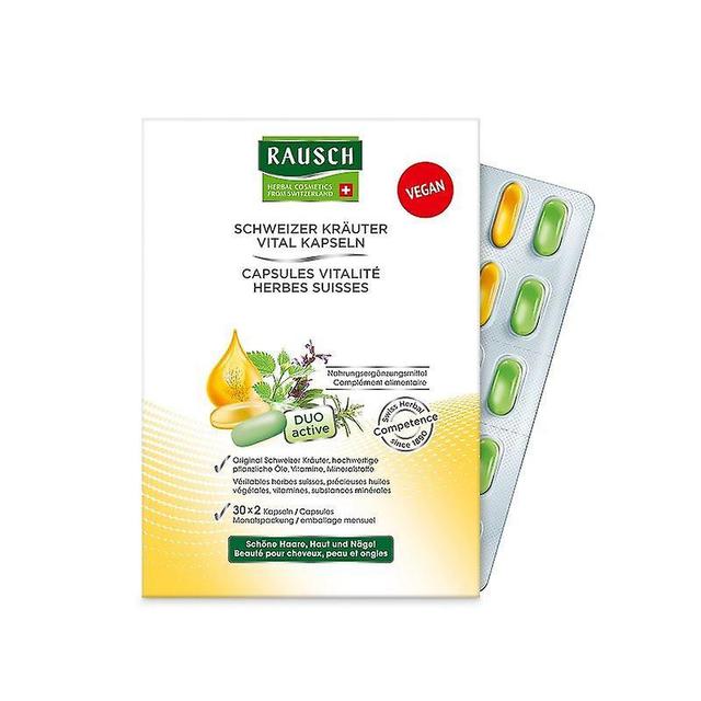 Rausch Swiss Herbal Vitality Capsules 30 on Productcaster.