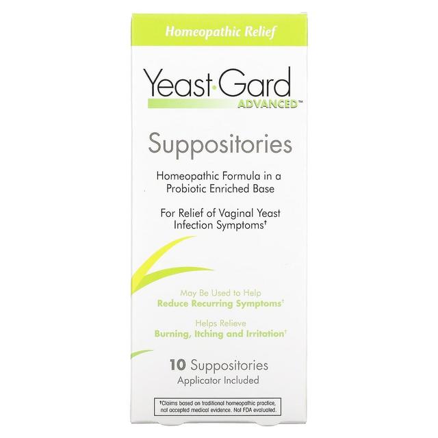 YeastGard Advanced, Jäst Gard Suppositorier, 10 Suppositorier on Productcaster.