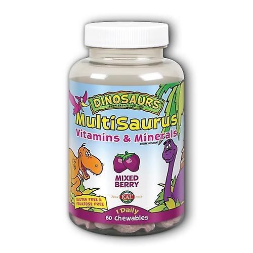 Kal MultiSaurus, Mixed Berry 60 Chews (Pack of 6) on Productcaster.