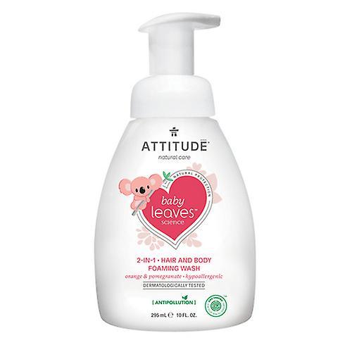 Attitude Baby Leaves 2-in-1 Foaming Wash Orange Pomegranate, 295 Ml on Productcaster.