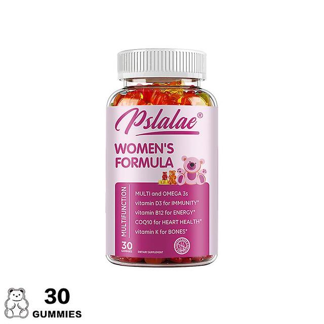 Vorallme Women's Formula Gummies Vitamins: Multivitamin, Coq10, Folic Acid, Vitamin K2, Vitamin D3, Biotin, B12, Omega 3 Dha/epa Fish Oil 30 Gummies on Productcaster.