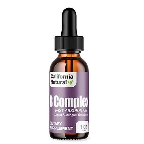 California Natural B Complex Liquid, 1 oz (Förpackning med 4) on Productcaster.