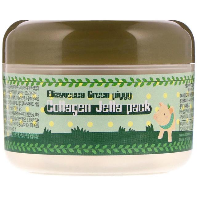 Elizavecca, Green Piggy, Collagen Jelly Pack, 3.53 oz (100 g) on Productcaster.