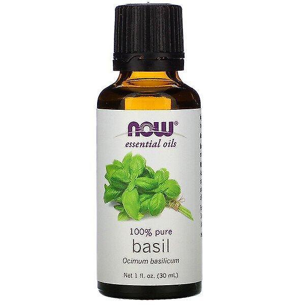 Now Foods, Essential Oils, Basil, 1 fl oz (30 ml) on Productcaster.