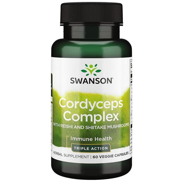 Swanson Cordyceps Complex con Reishi e Funghi Shiitake 60 Capsule Vegetali on Productcaster.