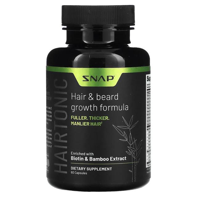 Snap Supplements, Hairtonic, Hair & Beard Growth Formula, 60 Capsule on Productcaster.