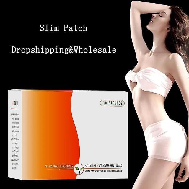 10pcs Abdomen Perfect Detox Slimming Patch Fast Burning Fat Lose Weight Belly Navel Slim Diet Patch Magnetic Waist Tummy Herbal 10pcs without box on Productcaster.