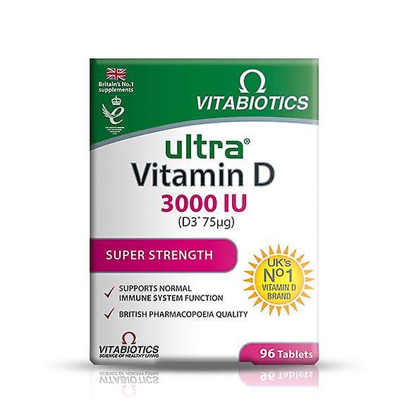 Vitabiotics Vitabiotiká Ultra vitamín D3 3000 IU - 96 tabliet on Productcaster.