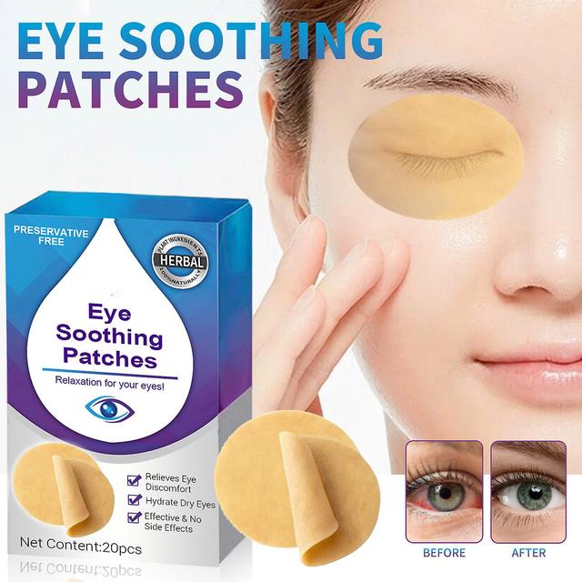 Patch apaisant pour les yeux Soulage la fatigue oculaire Sécheresse oculaire Détend Détend la pression Patch oculaire 60 pcs on Productcaster.