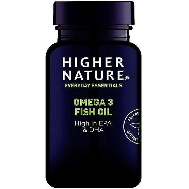 Higher Nature Omega-3 Fish Oil Capsules 90 (FIS090) on Productcaster.