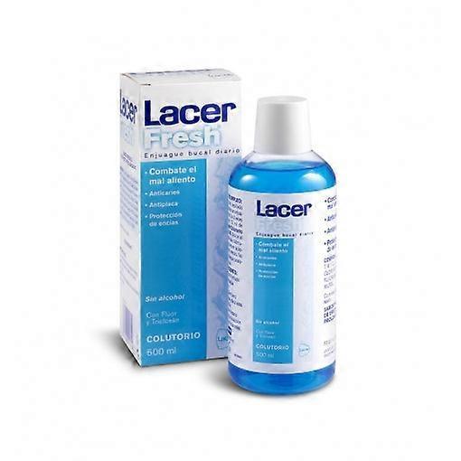 Lacer fresh mouthwash 500ml on Productcaster.