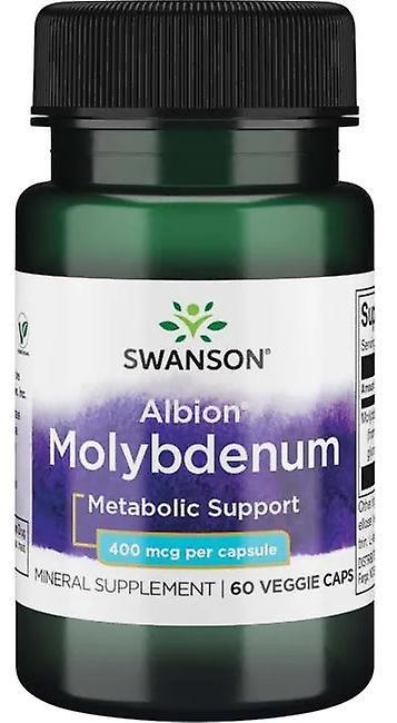 Swanson Albion Chelated Molybdenum 400 mg 60 Capsules on Productcaster.