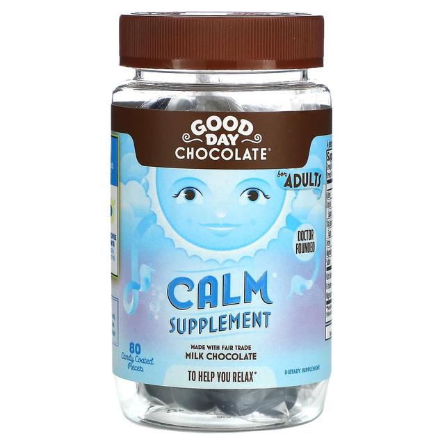 Good Day Chocolate, Calm Supplement, For Adults, 80 Candy Coated Pieces on Productcaster.