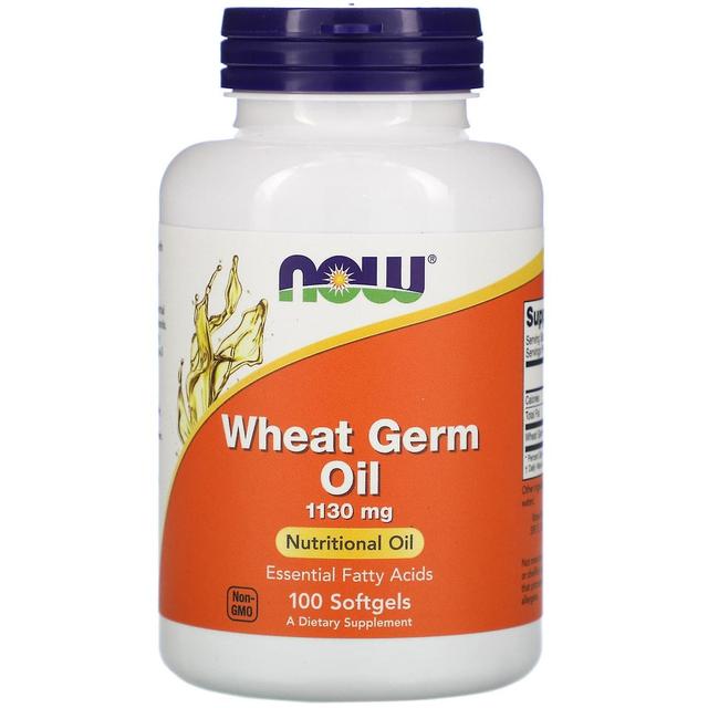 NOW Foods, Wheat Germ Oil, 1,130 mg, 100 Softgels on Productcaster.