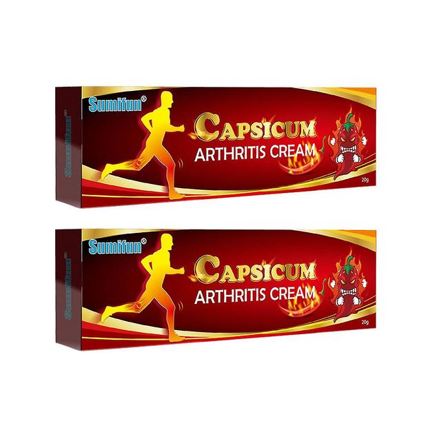 20ml Capsicum Knee Care Cream Deep Penetration Muscle Ache Relieve Gream For Women Men 2pcs on Productcaster.