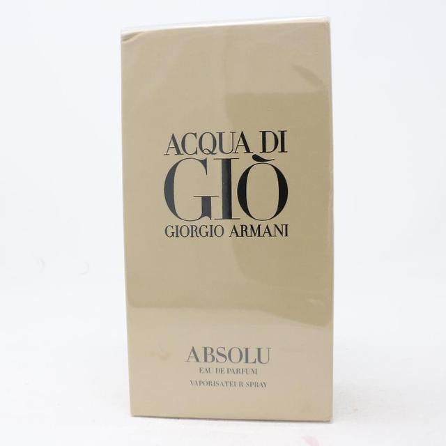 Acqua Di Gio Absolu by Giorgio Armani Eau De Parfum 4.2oz Spray New With Box on Productcaster.