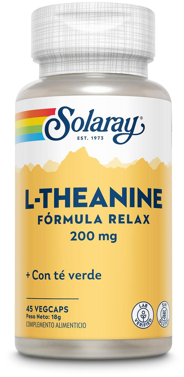 Solaray L-Theanine 200mg 45 Vegetable Capsules on Productcaster.