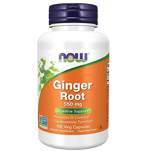 NOW Foods Agora Foods Ginger Root, 550 mgs, 100 Caps (Pack of 3) on Productcaster.