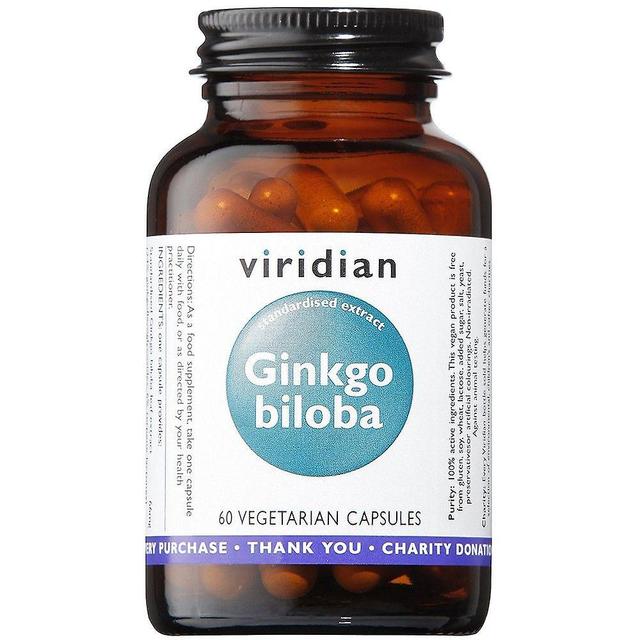 Viridian Ginkgo Biloba Leaf Extract Veg Caps 60 (826) on Productcaster.